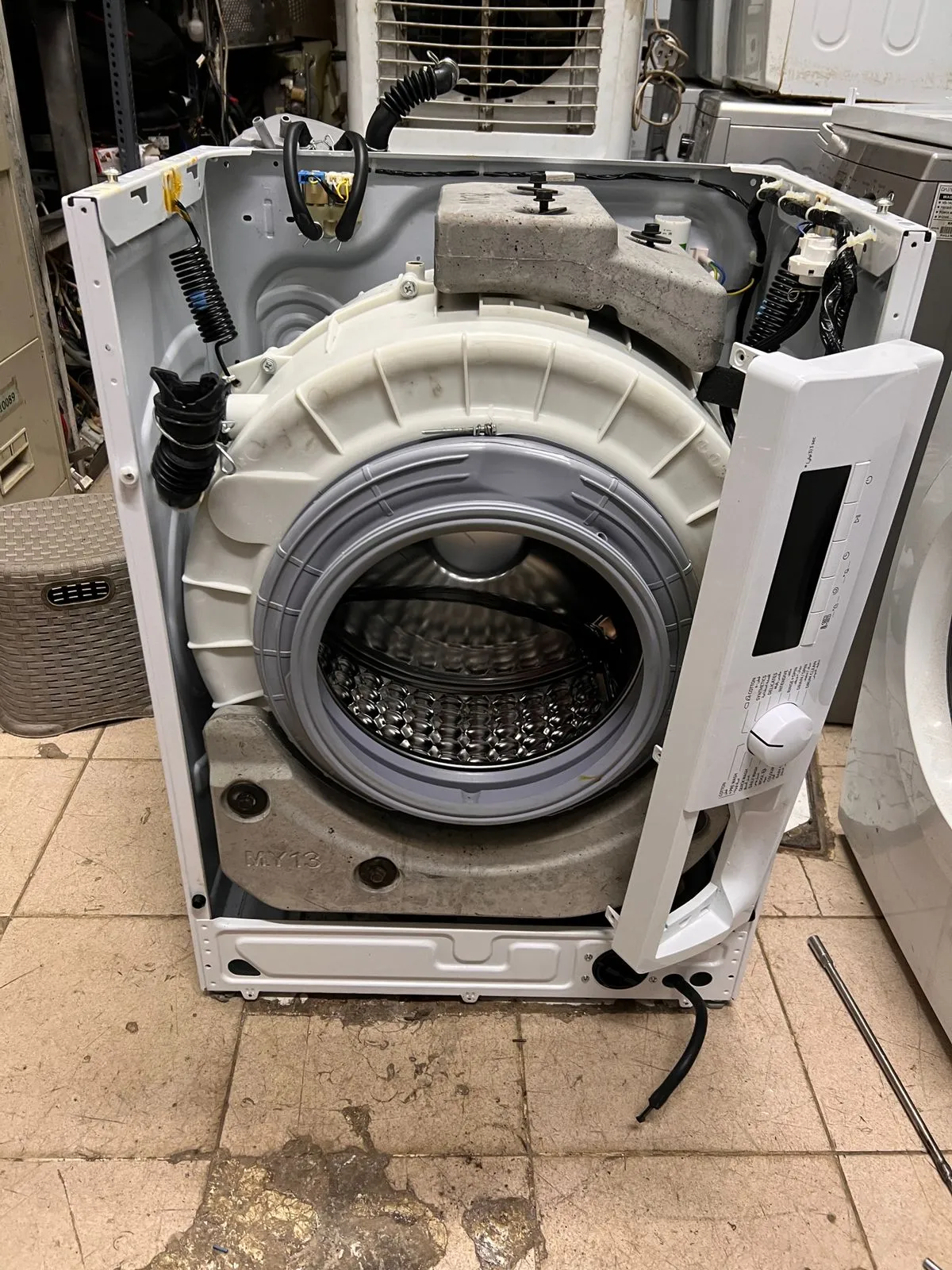 Washer dryer combo unit repaired in JVC